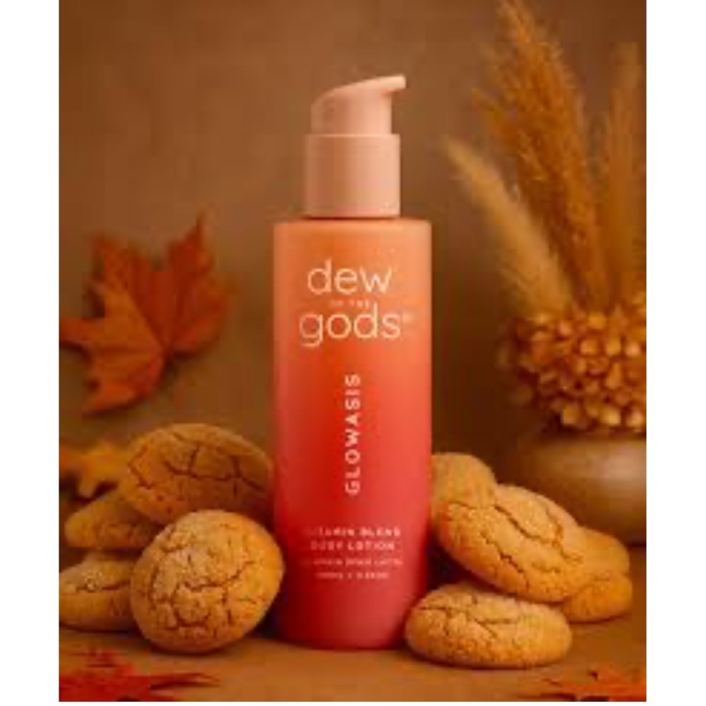 Dew of the Gods Glowasis Pumpkin Sugar‎ Cookie Vitamin Blend Body Lotion 3.38 oz